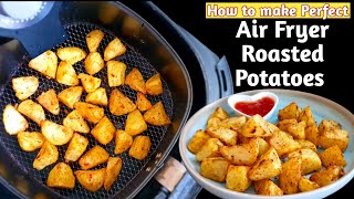 How to make Perfect Airfryer Crispy Roasted Potatoes  Air Fryer Potato Recipe [upl. by Naoh165]