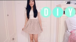 ❥ DIY Shorts Into Skirt  CLOSET RAID [upl. by Nugent618]