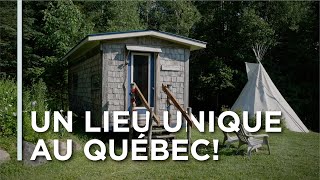 EP20  UN LIEU INSOLITE ET AUTHENTIQUE AU QUÉBEC  🍁 Hébergement aux Cinq Sens [upl. by Enirahtak]