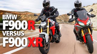 BMW F900XR vs BMW F900R honest review  Yamaha beaters [upl. by Shinberg567]