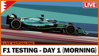 LIVE 2022 F1 Bahrain Testing Day 1 Morning [upl. by Ahsimit]