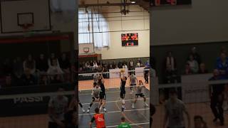 through the middle 🧱🏐🧱 volleyball sports highlights [upl. by Also351]