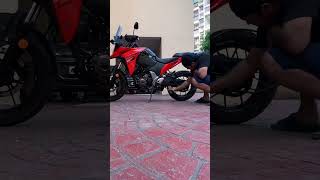 ASMR bike maintainance asmr vstrom250 suzuki adventurebike touring diwali shortsfeed bike [upl. by Ellga]