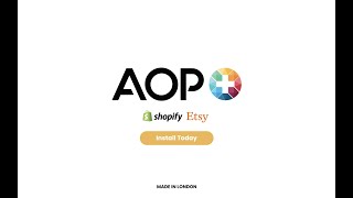 AOP Easy Print on Demand  Organic POD Fulfilment Shopify  ETSY bigcommerce [upl. by Nick]