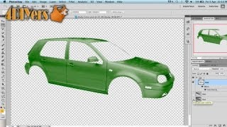 Adobe Photoshop How to Change the Color of a Vehicle [upl. by Dorree]