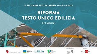 Riforma Testo Unico Edilizia DPR 3802001 [upl. by Grogan692]