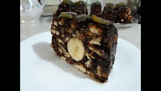 Embëlsir me Keksa dhe Banane për 10 min Banana Cake [upl. by Luthanen]