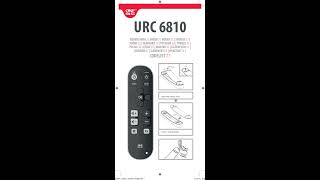 One For All Universal Remote Instructions  URC 6810 Manual [upl. by Llehsam]