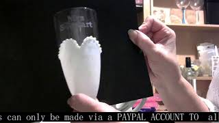 Etching glass  How to etch glass using graphics wedding [upl. by Der]