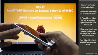 How to Install TWRP Recovery on Samsung Galaxy S3 using Odin [upl. by Rennie]