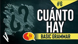 👨‍🏫 Building basic sentences with CUÁNTO amp HAY  Spanish for beginners [upl. by Acie650]