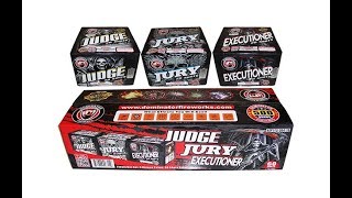 JUDGE JURY EXECUTIONER 20 shot  Dominator Fireworks  DM511 [upl. by Mara]