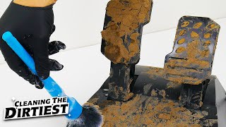 Cleaning The Dirtiest Sim Racing Pedals Ever ASMR [upl. by Eeimaj65]