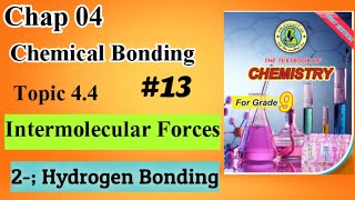 Hydrogen Bonding  Chap 4 Chemical Bonding  Class 9 Chemistry [upl. by Skrap]