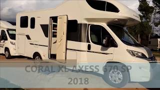 Caravanas Turmo Adria Coral XL Axess 670 SP 2018 [upl. by Ruckman]