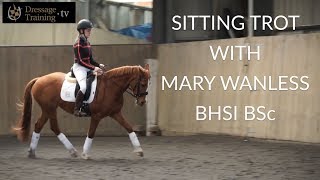 Sitting Trot  Dressage Training [upl. by Lien]