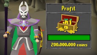 I Made 200 Million Gp FAST on RuneScape OSRS [upl. by Forest]