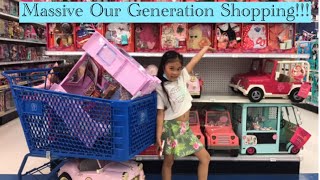 Massive Shopping with my Our Generation Dolls  Our Generation  Zairah Tangonan [upl. by Danie]