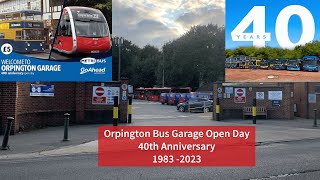 Orpington Bus Garage MB Open Day  Celebrating 40 years  23092023 [upl. by Etnad185]