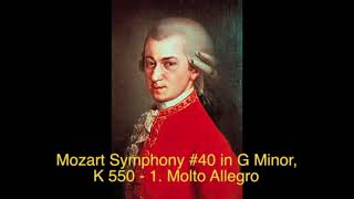 Mozart Symphony 40 in G Minor K 550  1 Molto Allegro [upl. by Noevad547]