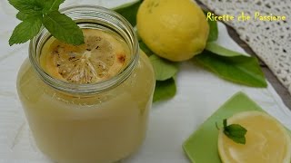 Crema al limone senza latte  Ricette che Passione [upl. by Slinkman]