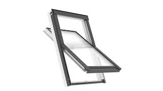 Okno dachowe RoofLITE Trio PVC plastikowe APY B1500 78x118 cm [upl. by Haliek]