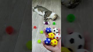 Cat and Marbles Video Reverse 🐱🔴 [upl. by Shermie]