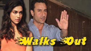 Cocktails Saif Ali Khan WALKS OUT MIDWAY of Jhalak Dikhla Jaa [upl. by Arlyn924]