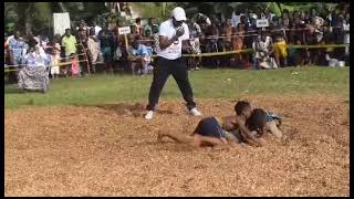 Pala Pala  Bakweri Traditional Wrestling in Lower Boanda Cameroon cameroon wrestling [upl. by Sirref]