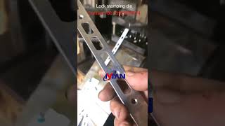 Door lock pressing machine lock stamping mouldmoldmaker [upl. by Klaus399]