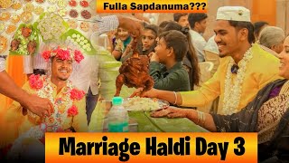 Marriage Haldi Day 3  Vlogs  Mabu Crush [upl. by Korwun267]