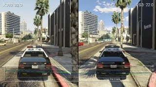 Grand Theft Auto 5 Xbox 360 vs PS3 Gameplay FrameRate Tests [upl. by Allard906]