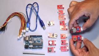 kit arduino Uno R3 y modulos Keyes [upl. by Eckblad132]