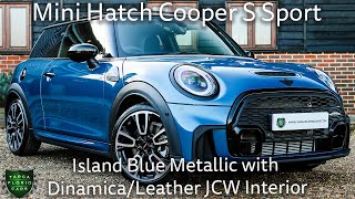 4k Mini Hatch Cooper S Sport registered July 2021 21 finished in Island Blue Metallic [upl. by Nalyd]