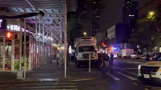 Man Stabbed in Washington Heights  New York [upl. by Enialehs852]