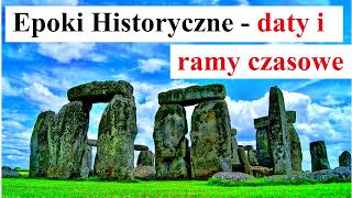 Epoki Historyczne  daty i ramy czasowe [upl. by Hoffert]