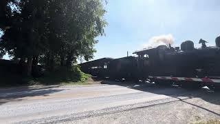 Strasburg railroad  89 charges past [upl. by Bancroft730]