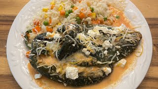 Chiles rellenos ahogados en rica salsa [upl. by Edmea]