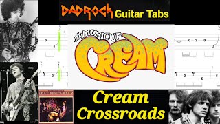 Crossroads  Cream  Guitar  Bass TABS Lesson Request [upl. by Larkin490]