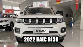 2022 BAIC BEIJING BJ30 Walkaround—China Auto Show—2022款北京BJ30，外观与内饰实拍 [upl. by Acirat]