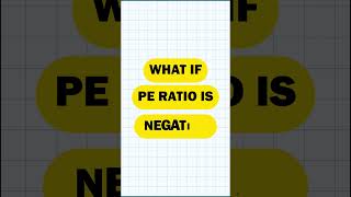 PE Ratio Explained What Does a Negative PE Mean  Stock Market Analysis fundamentalanalysis [upl. by Klemm]