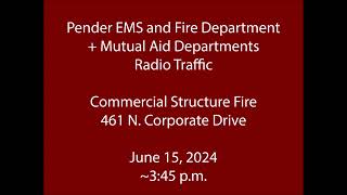 61524  Coastal Beverage Company Fire  Radio Traffic [upl. by Gordon]