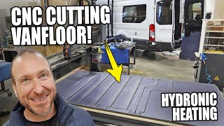 CNC Cutting a Hydronic Heating Floor System in a Van [upl. by Patty]