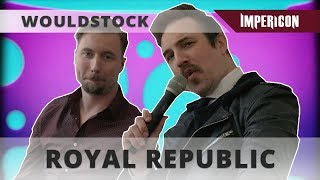 ROYAL REPUBLIC  INTERVIEW WOULDSTOCK [upl. by Cyndia]