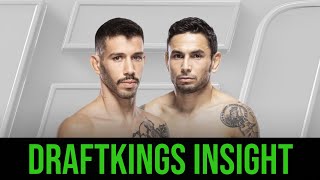 UFC Fight Night Perez vs Nicolau Draftkings Breakdown [upl. by Aiyekal]