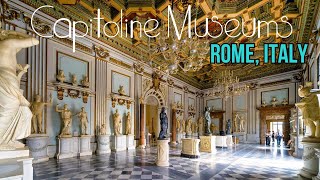 CAPITOLINE MUSEUMS  ROME ITALY  MUSEI CAPITOLINI  TRIP TO ROME ITALY  TRIP TO EUROPE [upl. by Hellene411]