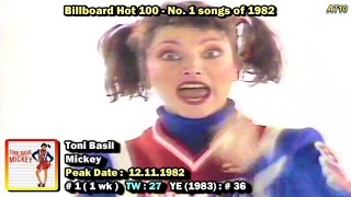 Billboard Hot 100 1 Songs of 1982 1080p HD [upl. by Oiramed]