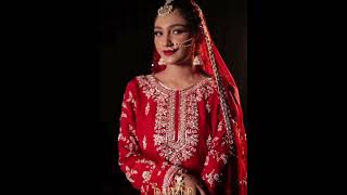 Luxury our staining red gharara song love fashion music garara ytshorts [upl. by Ennahtur744]