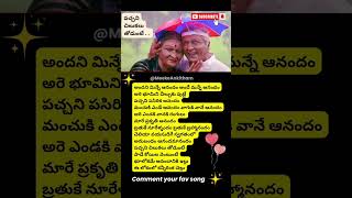 Bharateeyudu  Pachani Chilukalu Song Lyrics l Meeke Ankitham [upl. by Eyk]