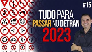 Aula Preparatória para Prova Teórica do Detran 2023 15 [upl. by Nahtnanhoj]